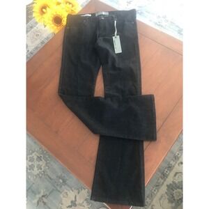 NWT WOMEN PAPER DENIM & CLOTH LOW RISE BOOT BLACK JEANS SIZE 30L-see measurement